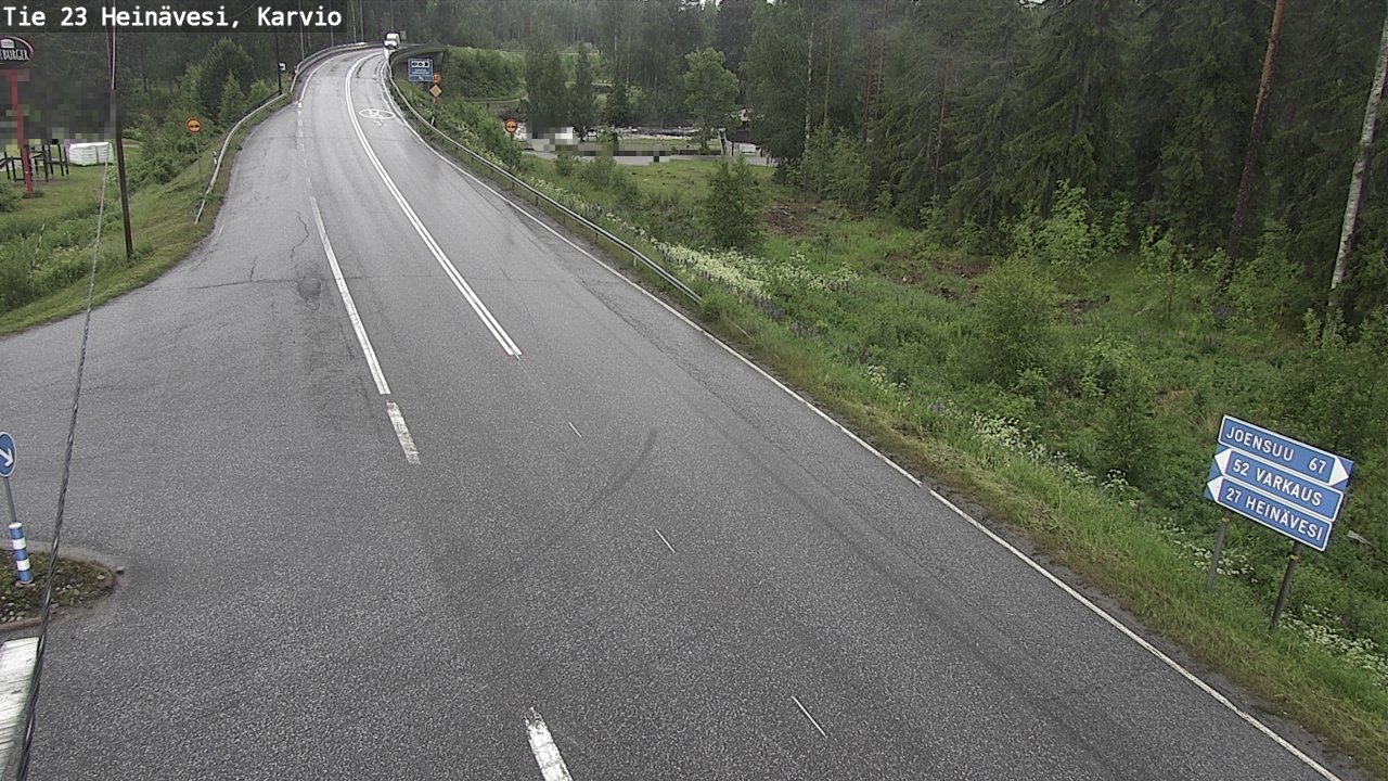 Kelikamerat Kuva Tie 23 Heinävesi, Karvio, Heinävesi, Pohjois-Karjala
