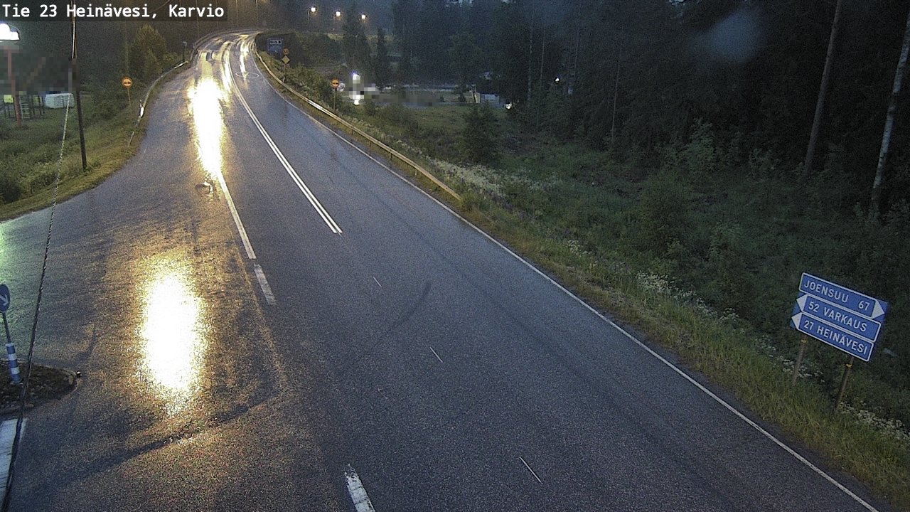 Kelikamerat Kuva Tie 23 Heinävesi, Karvio, Heinävesi, Pohjois-Karjala