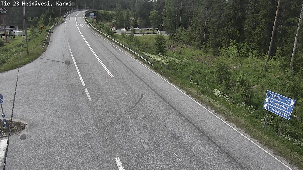 Kelikamerat Kuva Tie 23 Heinävesi, Karvio, Heinävesi, Pohjois-Karjala