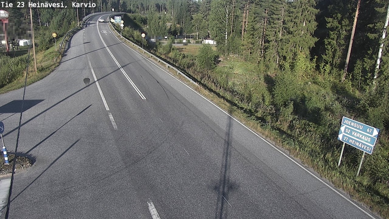 Kelikamerat Kuva Tie 23 Heinävesi, Karvio, Heinävesi, Pohjois-Karjala