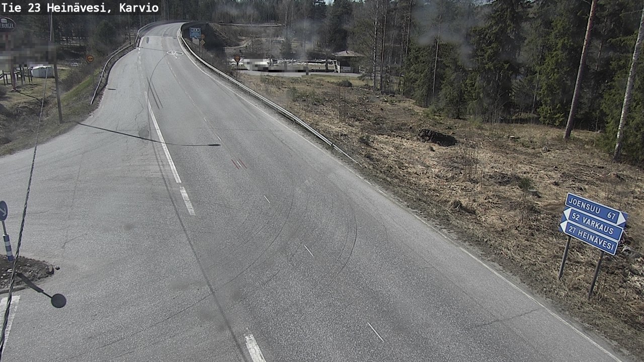 Kelikamerat Kuva Tie 23 Heinävesi, Karvio, Heinävesi, Pohjois-Karjala
