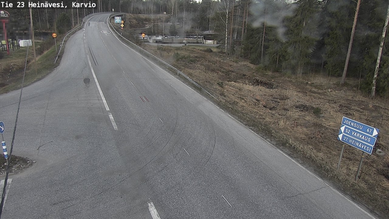 Kelikamerat Kuva Tie 23 Heinävesi, Karvio, Heinävesi, Pohjois-Karjala