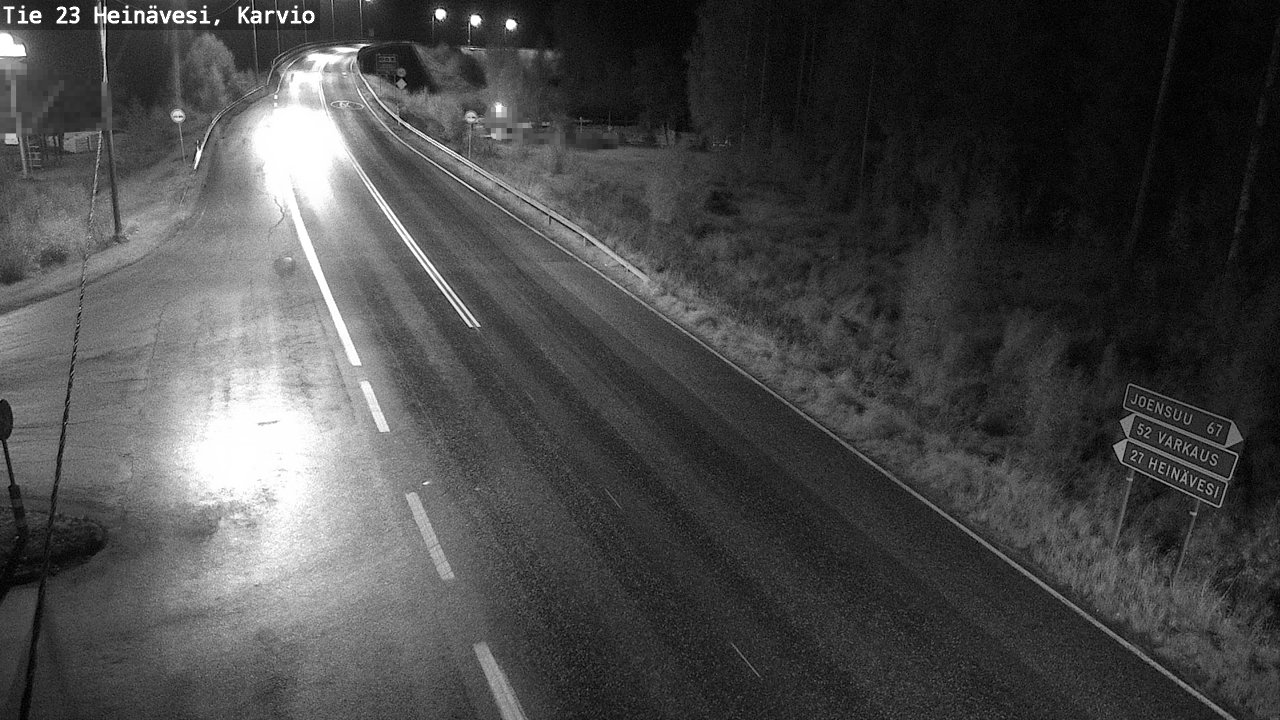 Weather Camera Image Väg 23 Heinävesi, Karvio, Heinävesi, Pohjois-Karjala