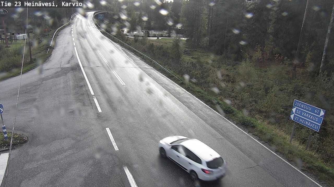 Weather Camera Image Väg 23 Heinävesi, Karvio, Heinävesi, Pohjois-Karjala