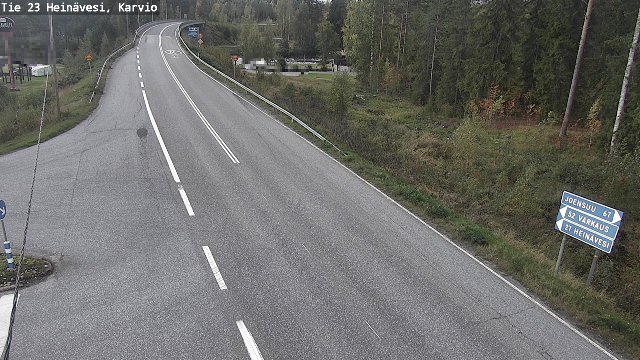 Kelikamerat Kuva Tie 23 Heinävesi, Karvio, Heinävesi, Pohjois-Karjala