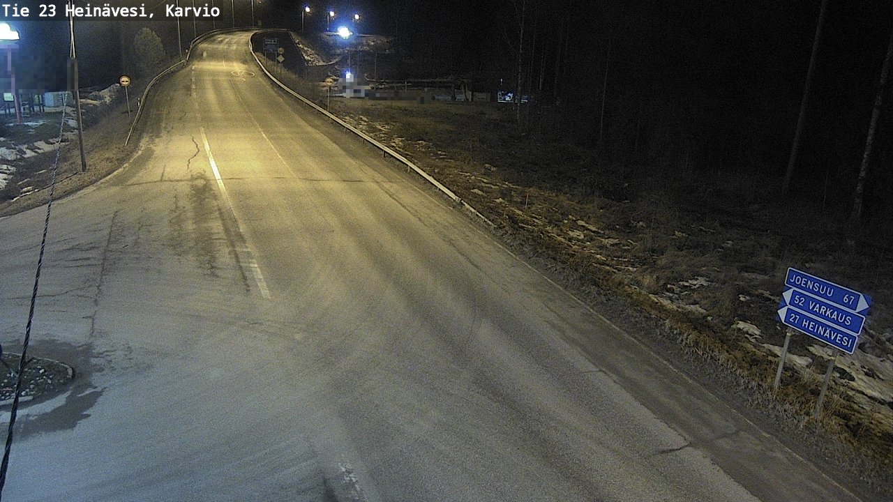 Kelikamerat Kuva Tie 23 Heinävesi, Karvio, Heinävesi, Pohjois-Karjala