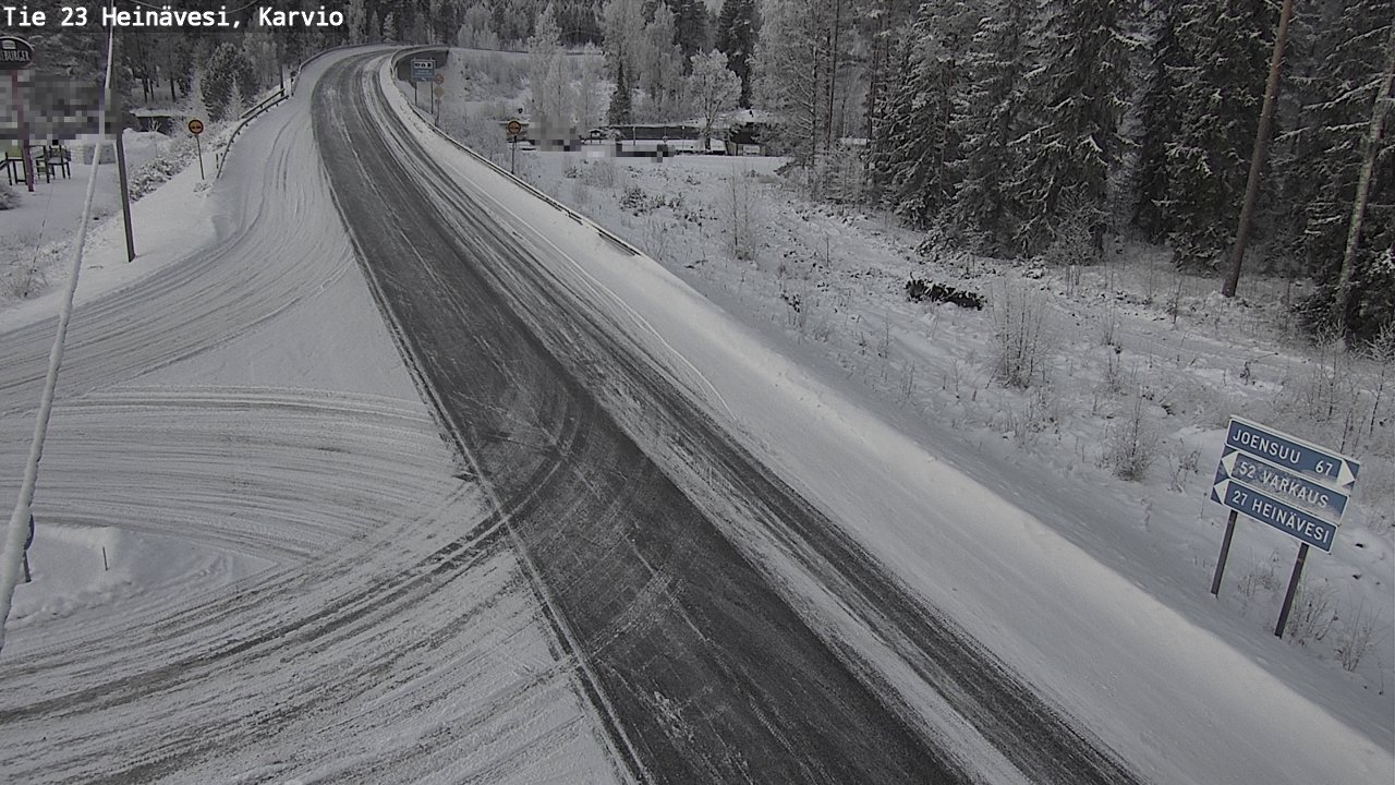 Kelikamerat Kuva Tie 23 Heinävesi, Karvio, Heinävesi, Pohjois-Karjala