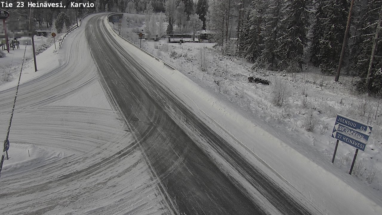 Weather Camera Image Road 23 Heinävesi, Karvio, Heinävesi, Pohjois-Karjala