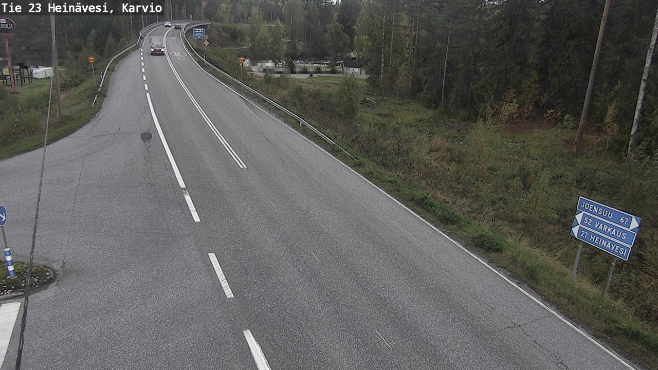 Kelikamerat Kuva Tie 23 Heinävesi, Karvio, Heinävesi, Pohjois-Karjala