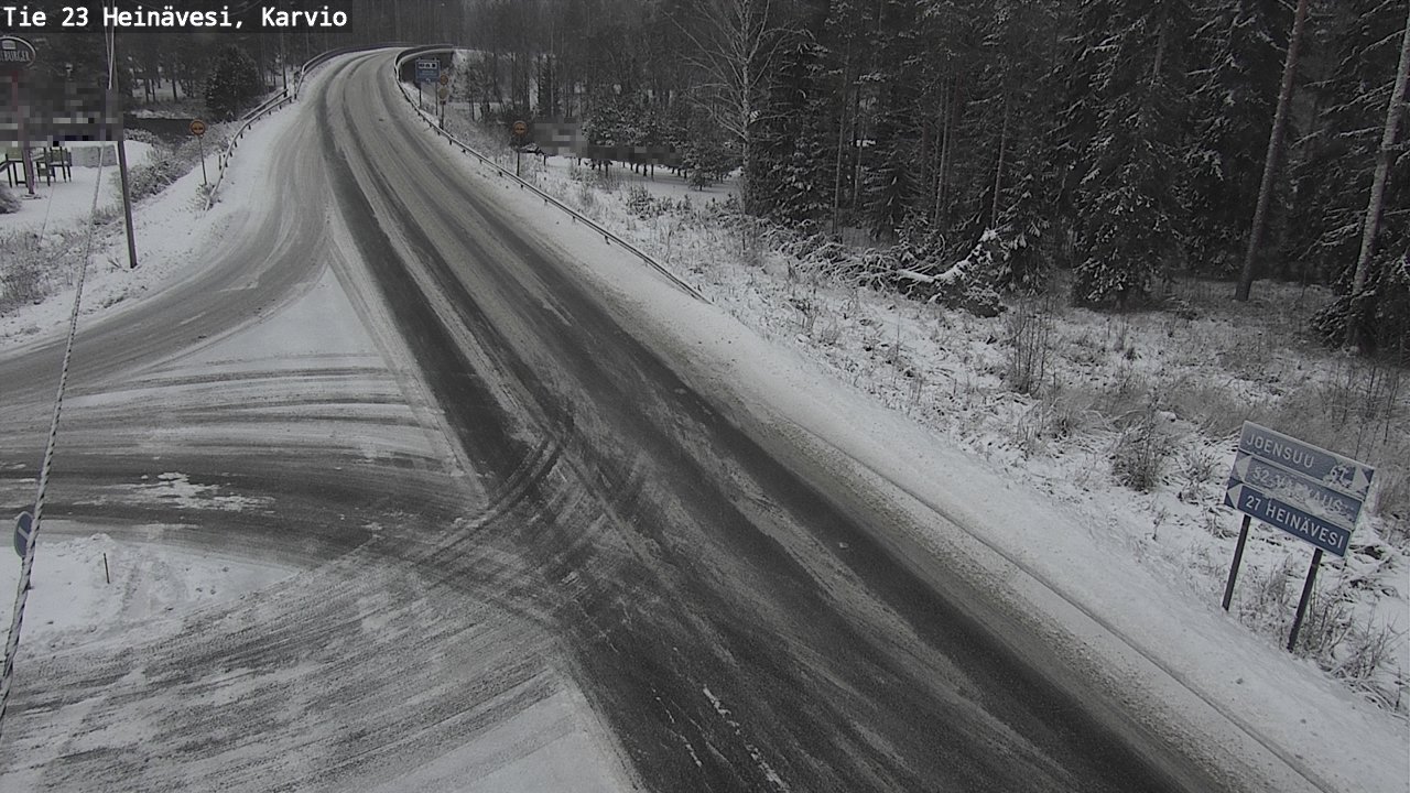 Weather Camera Image Väg 23 Heinävesi, Karvio, Heinävesi, Pohjois-Karjala