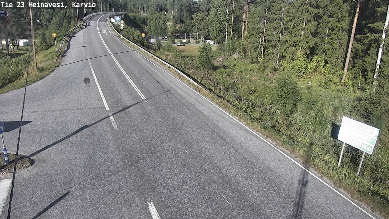 Kelikamerat Kuva Tie 23 Heinävesi, Karvio, Heinävesi, Pohjois-Karjala