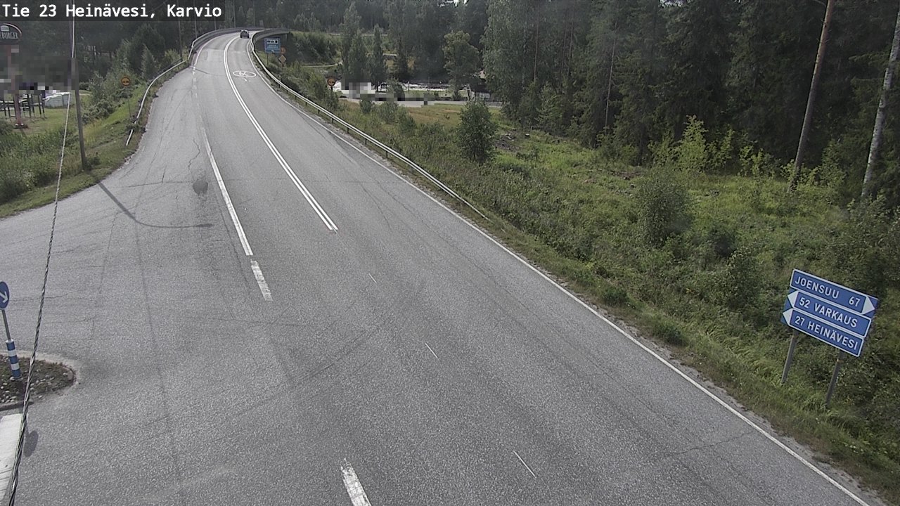 Kelikamerat Kuva Tie 23 Heinävesi, Karvio, Heinävesi, Pohjois-Karjala