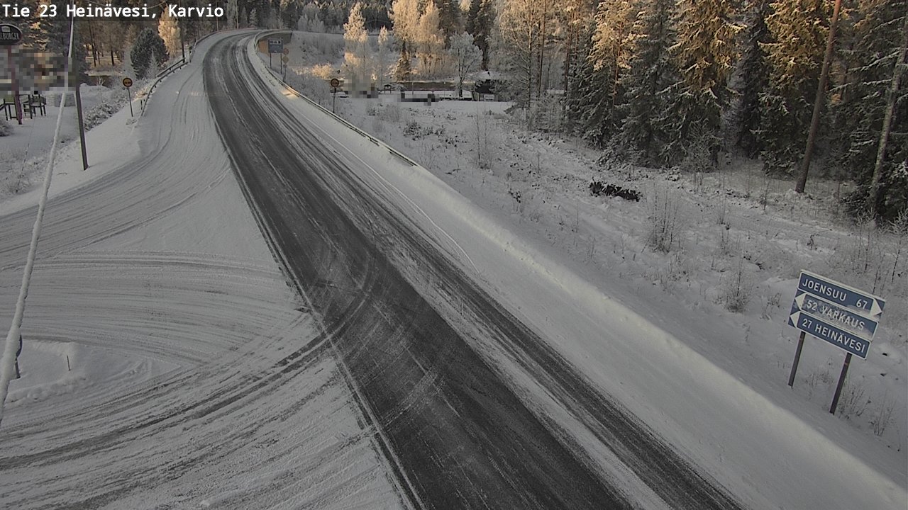 Kelikamerat Kuva Tie 23 Heinävesi, Karvio, Heinävesi, Pohjois-Karjala