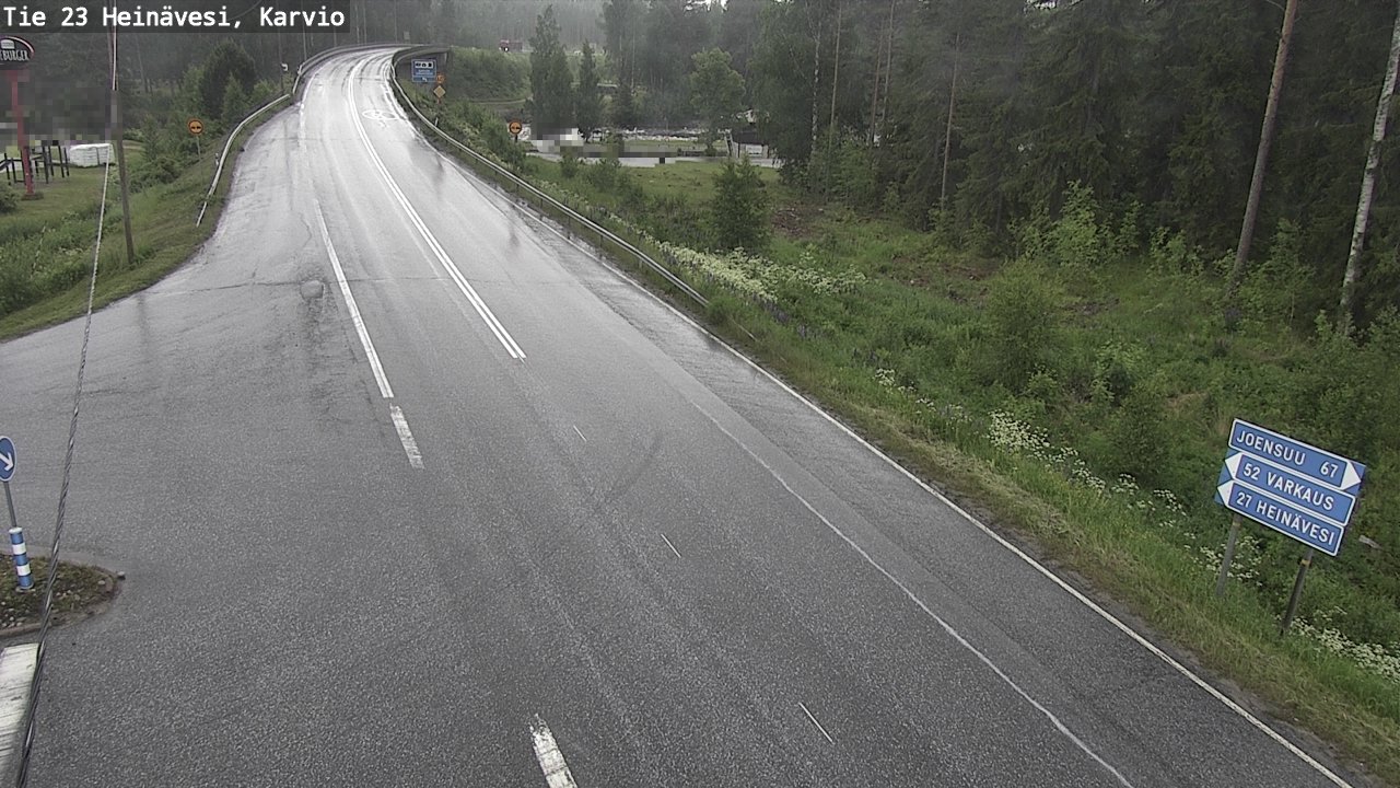 Kelikamerat Kuva Tie 23 Heinävesi, Karvio, Heinävesi, Pohjois-Karjala