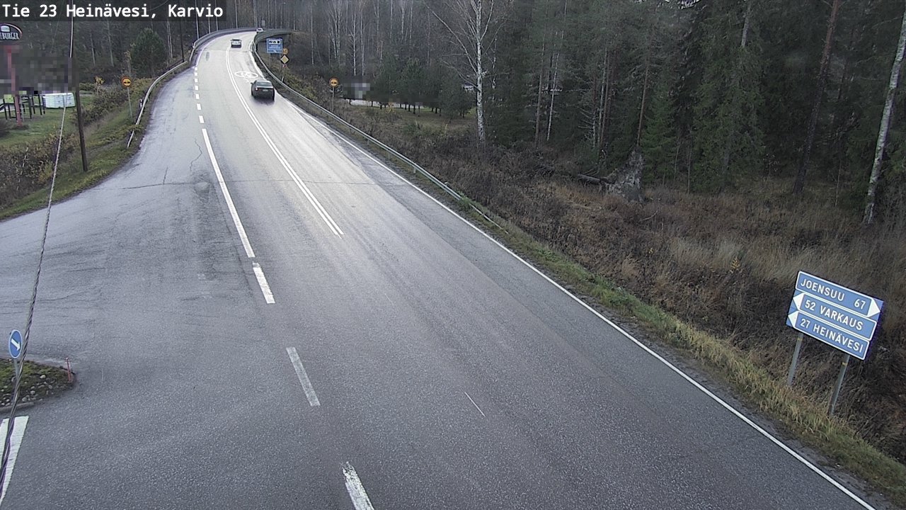 Kelikamerat Kuva Tie 23 Heinävesi, Karvio, Heinävesi, Pohjois-Karjala