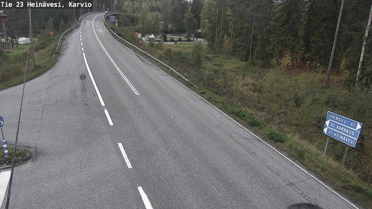 Kelikamerat Kuva Tie 23 Heinävesi, Karvio, Heinävesi, Pohjois-Karjala