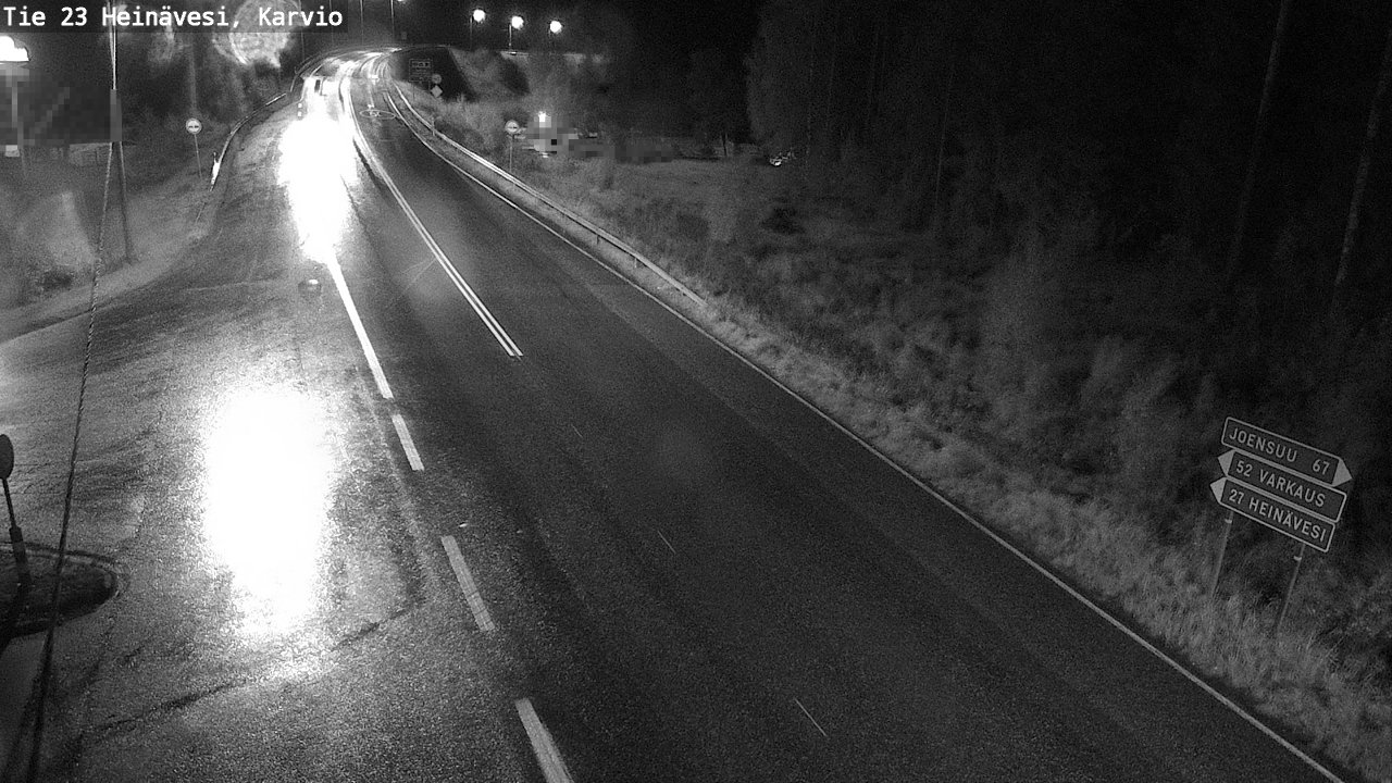 Weather Camera Image Väg 23 Heinävesi, Karvio, Heinävesi, Pohjois-Karjala