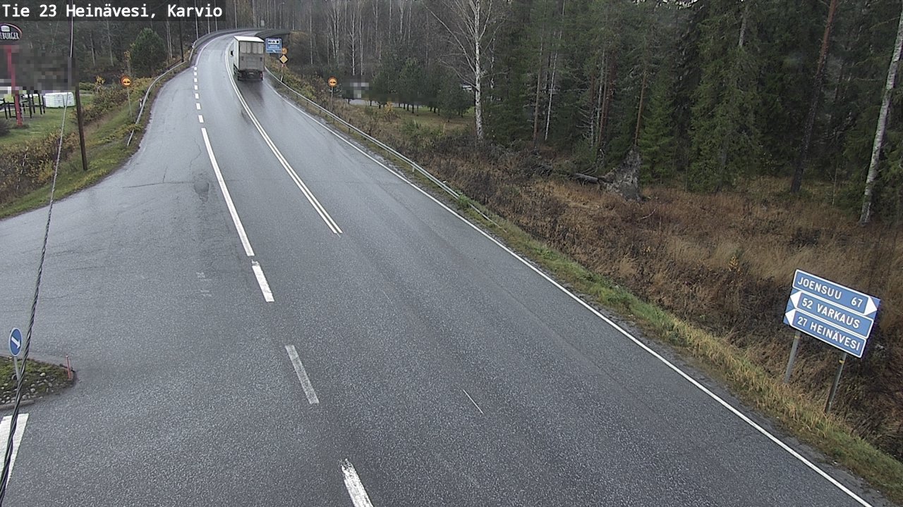 Kelikamerat Kuva Tie 23 Heinävesi, Karvio, Heinävesi, Pohjois-Karjala