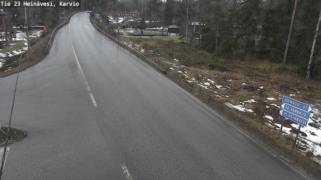 Weather Camera Image Road 23 Heinävesi, Karvio, Heinävesi, Pohjois-Karjala