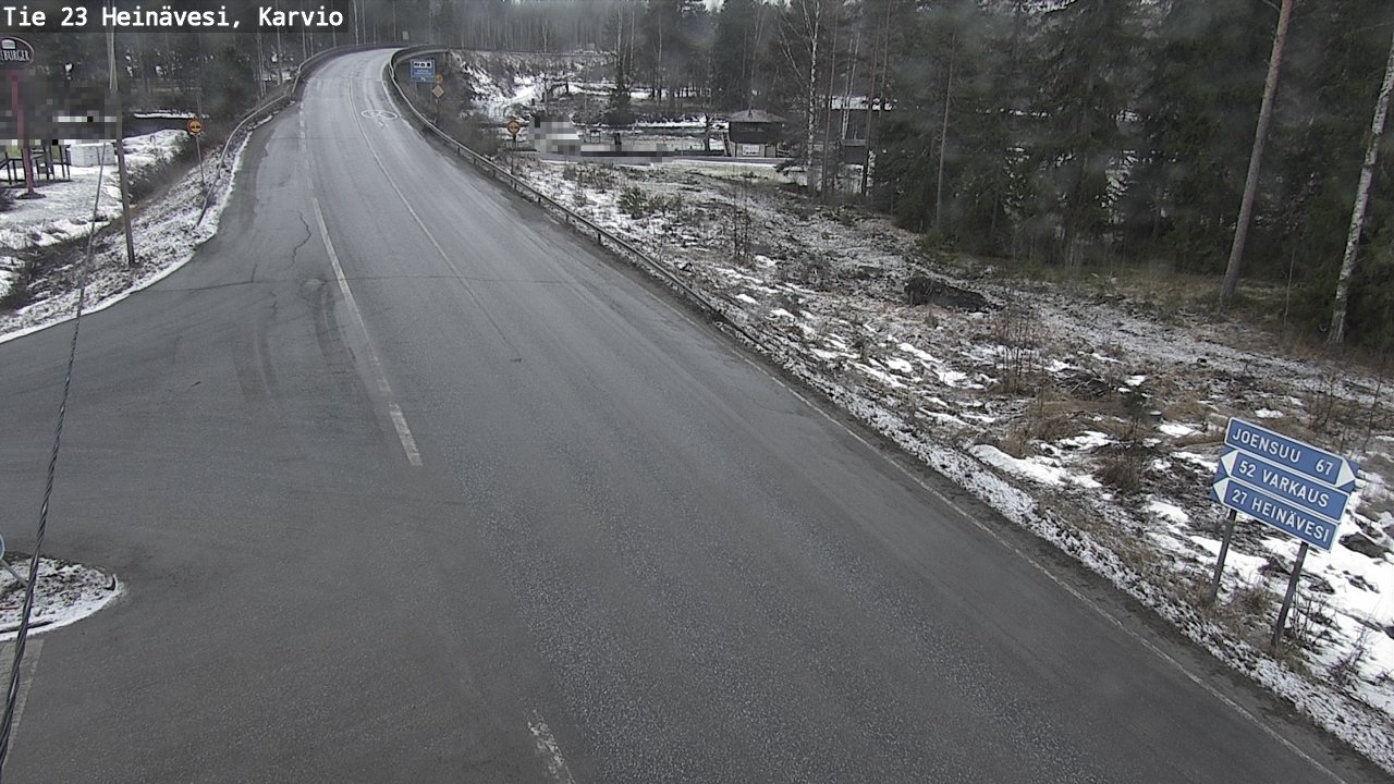 Kelikamerat Kuva Tie 23 Heinävesi, Karvio, Heinävesi, Pohjois-Karjala