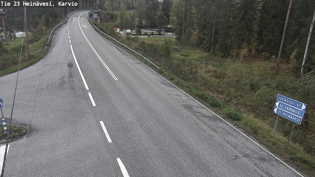 Kelikamerat Kuva Tie 23 Heinävesi, Karvio, Heinävesi, Pohjois-Karjala