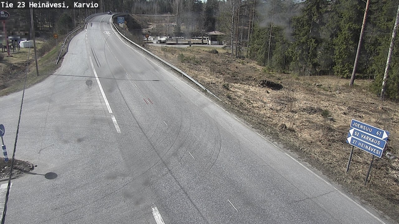 Kelikamerat Kuva Tie 23 Heinävesi, Karvio, Heinävesi, Pohjois-Karjala