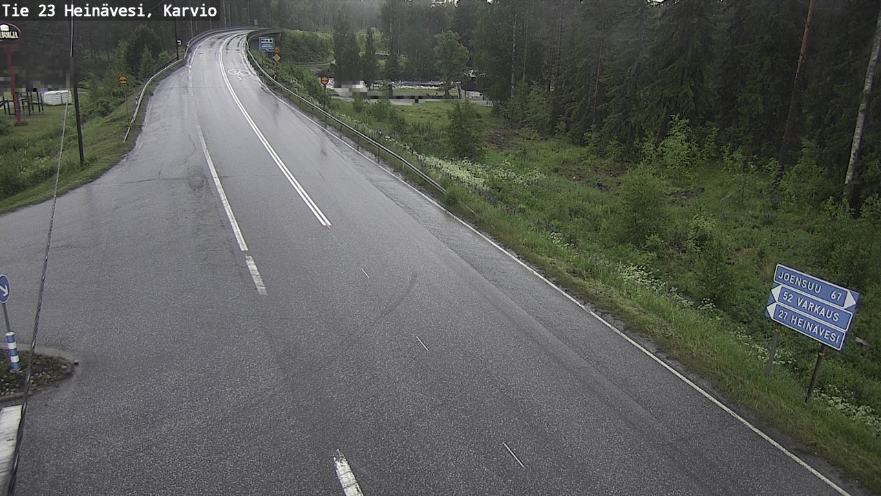 Kelikamerat Kuva Tie 23 Heinävesi, Karvio, Heinävesi, Pohjois-Karjala