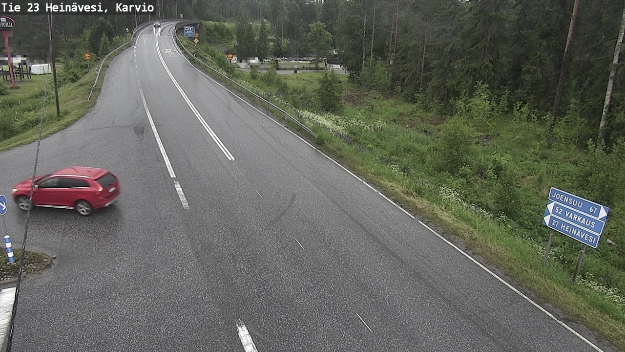 Weather Camera Image Road 23 Heinävesi, Karvio, Heinävesi, Pohjois-Karjala