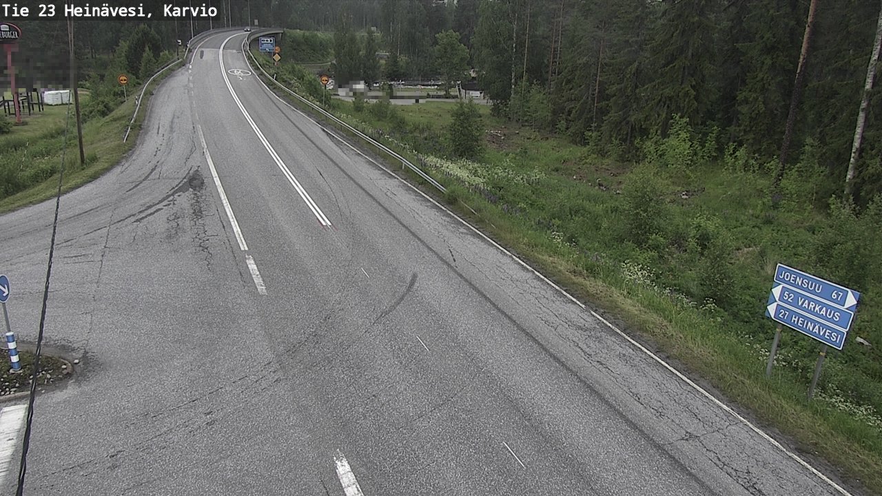 Weather Camera Image Väg 23 Heinävesi, Karvio, Heinävesi, Pohjois-Karjala