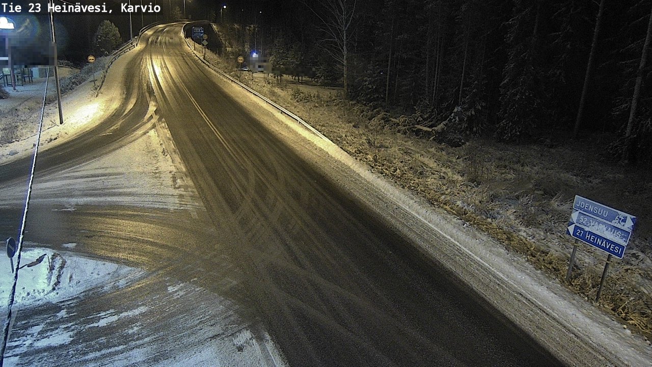 Weather Camera Image Väg 23 Heinävesi, Karvio, Heinävesi, Pohjois-Karjala