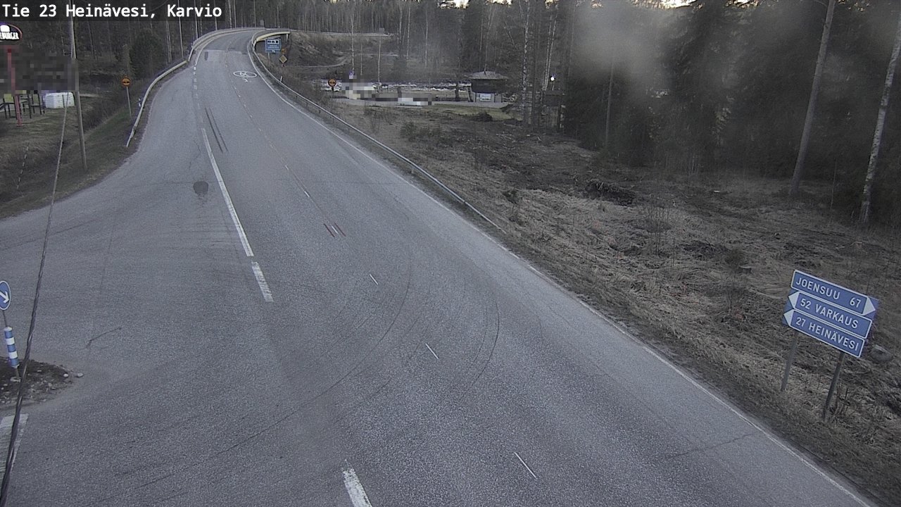 Kelikamerat Kuva Tie 23 Heinävesi, Karvio, Heinävesi, Pohjois-Karjala