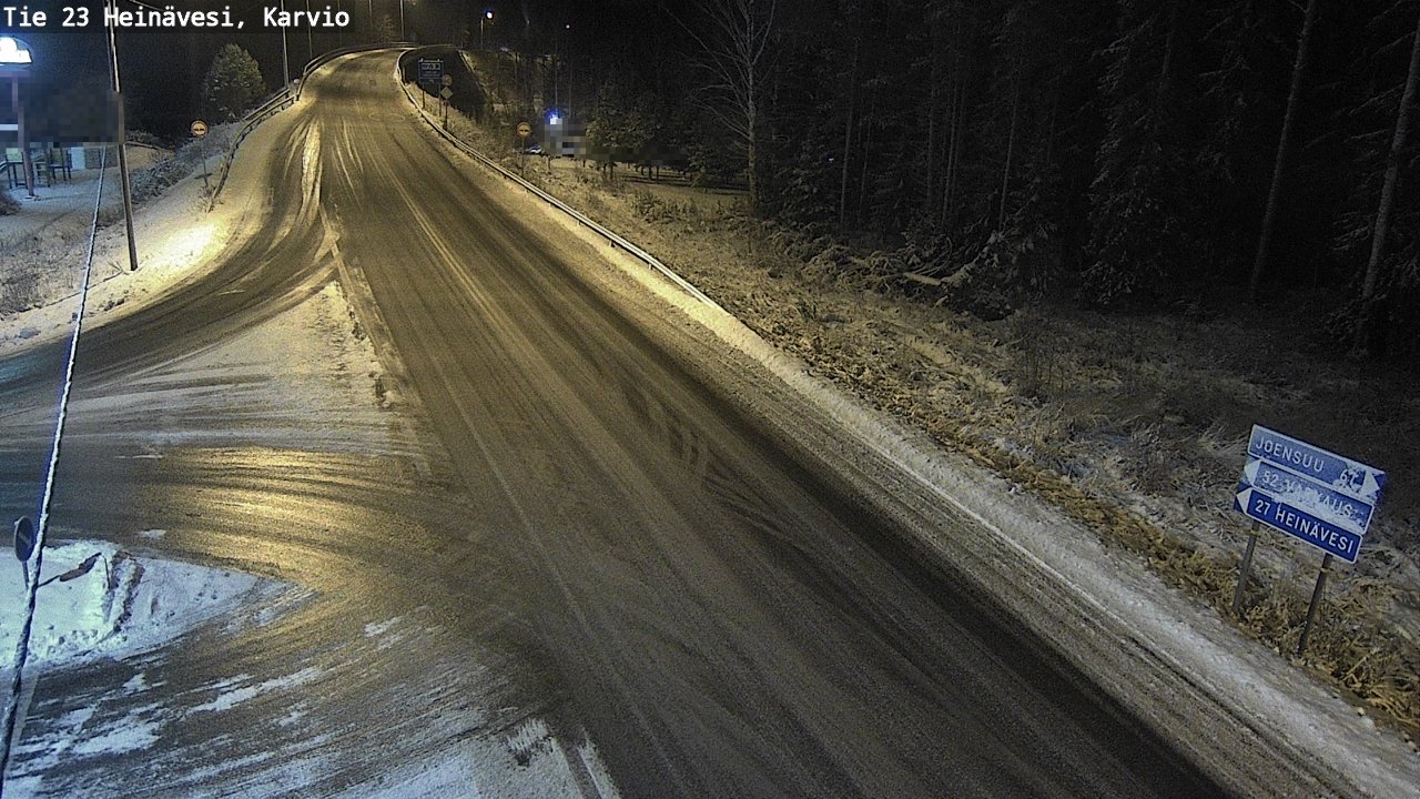 Weather Camera Image Väg 23 Heinävesi, Karvio, Heinävesi, Pohjois-Karjala