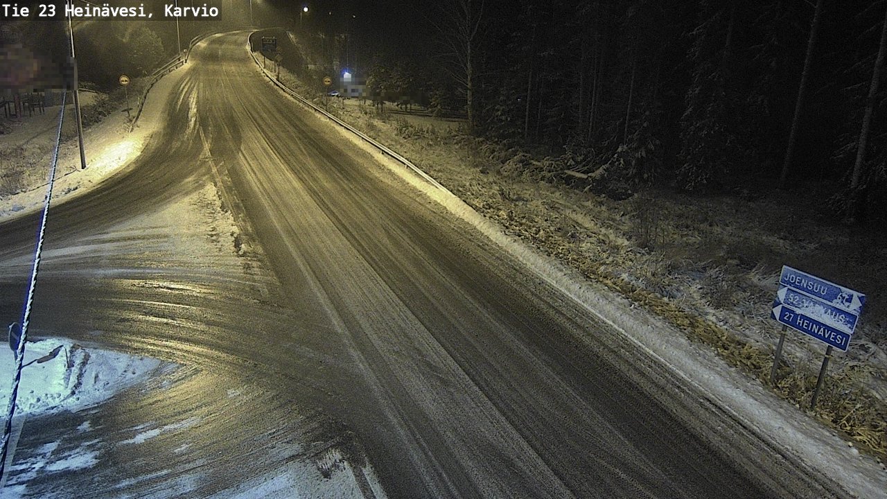 Weather Camera Image Väg 23 Heinävesi, Karvio, Heinävesi, Pohjois-Karjala