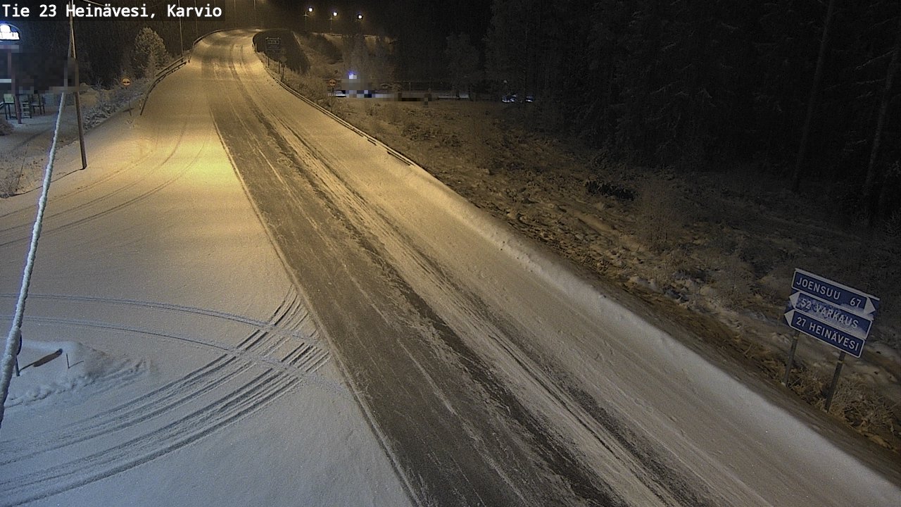 Kelikamerat Kuva Tie 23 Heinävesi, Karvio, Heinävesi, Pohjois-Karjala