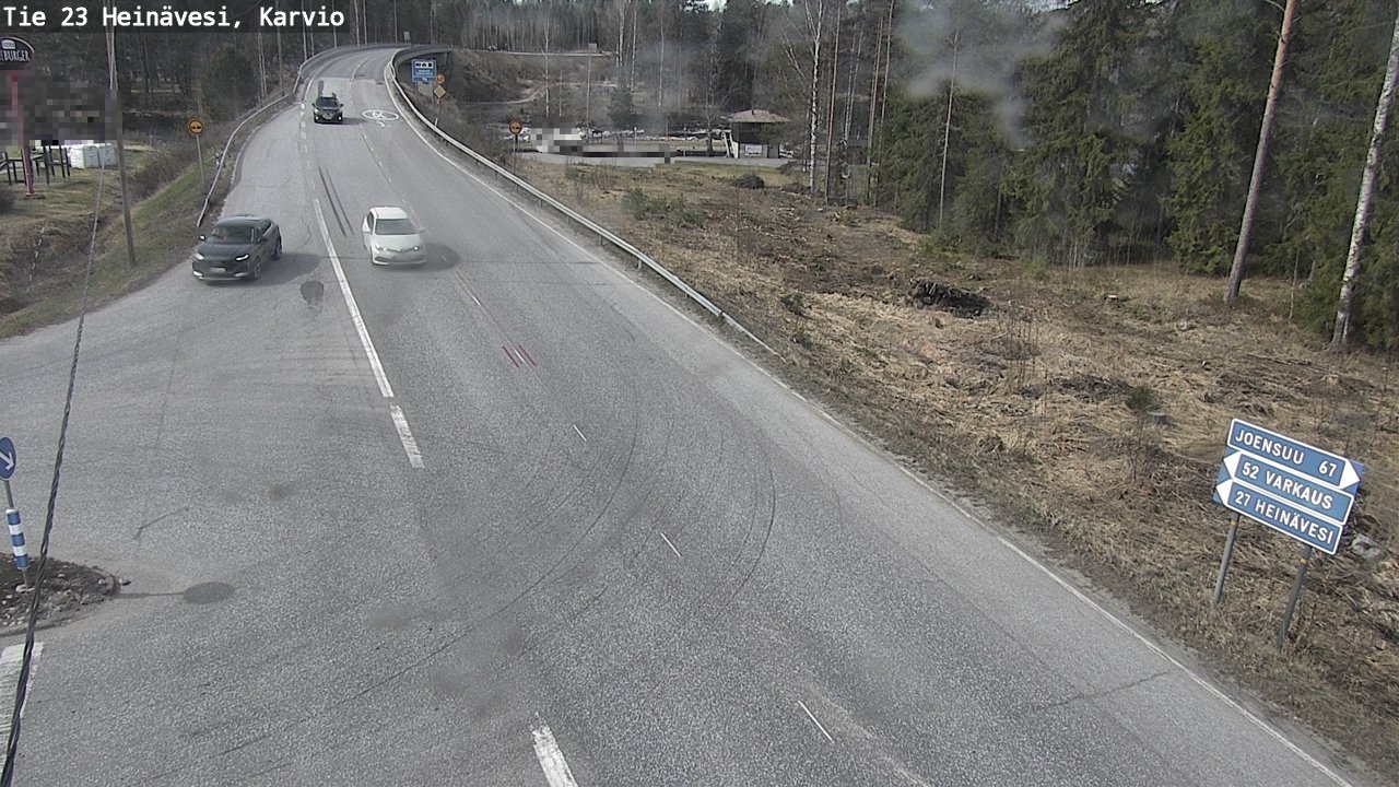 Kelikamerat Kuva Tie 23 Heinävesi, Karvio, Heinävesi, Pohjois-Karjala