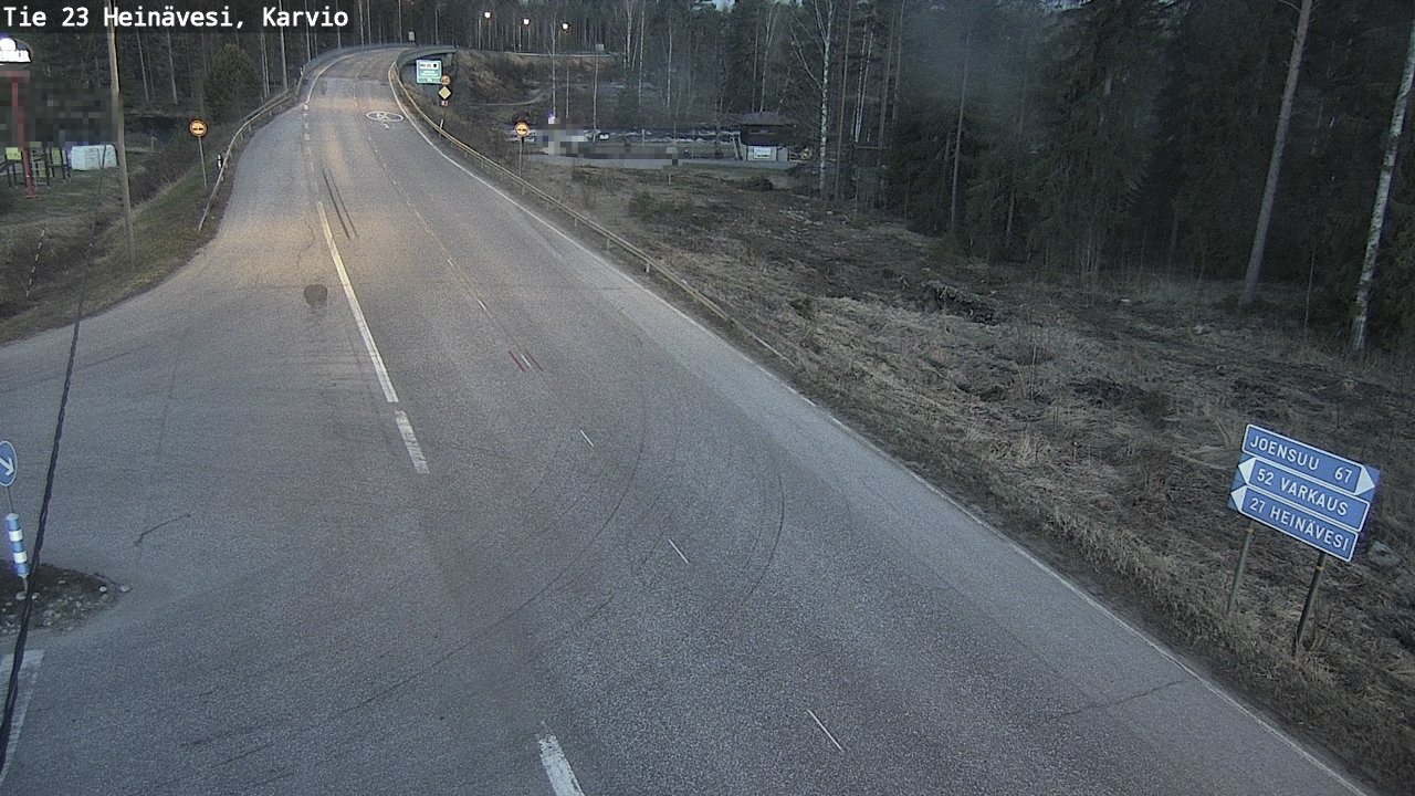 Kelikamerat Kuva Tie 23 Heinävesi, Karvio, Heinävesi, Pohjois-Karjala