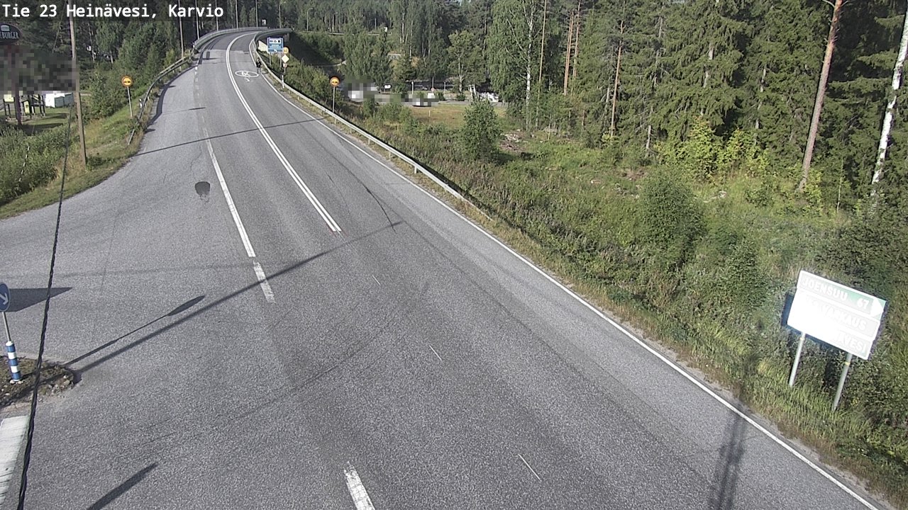 Kelikamerat Kuva Tie 23 Heinävesi, Karvio, Heinävesi, Pohjois-Karjala