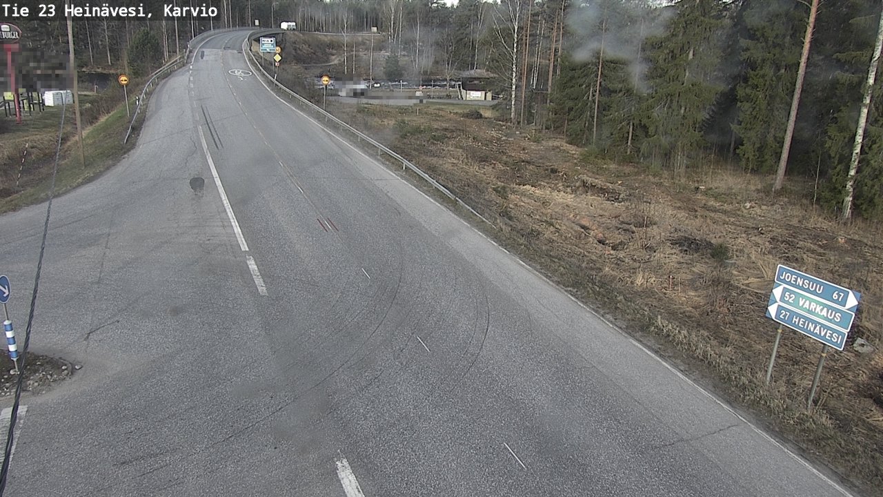 Kelikamerat Kuva Tie 23 Heinävesi, Karvio, Heinävesi, Pohjois-Karjala