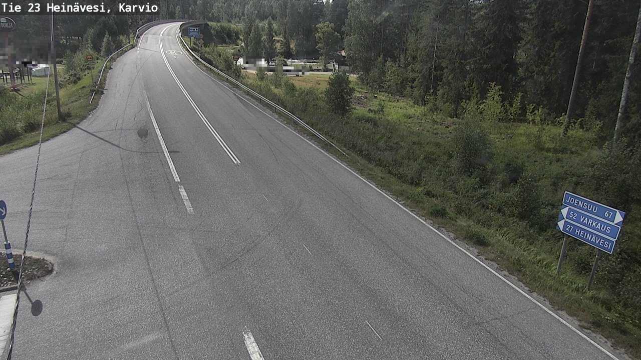 Kelikamerat Kuva Tie 23 Heinävesi, Karvio, Heinävesi, Pohjois-Karjala