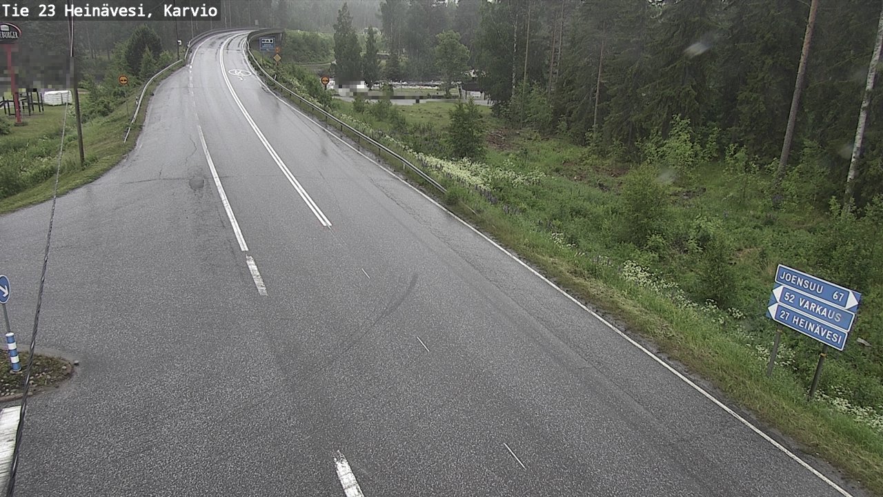 Kelikamerat Kuva Tie 23 Heinävesi, Karvio, Heinävesi, Pohjois-Karjala