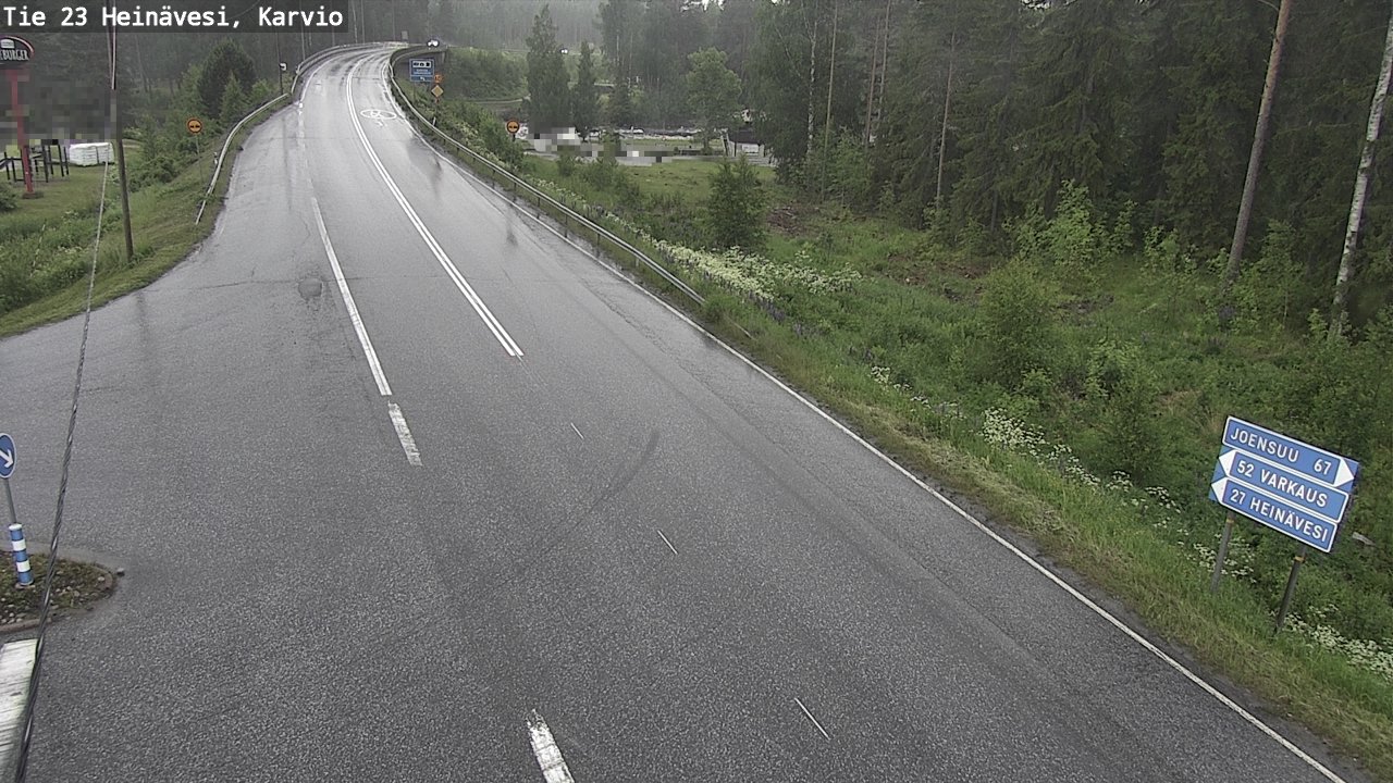 Kelikamerat Kuva Tie 23 Heinävesi, Karvio, Heinävesi, Pohjois-Karjala