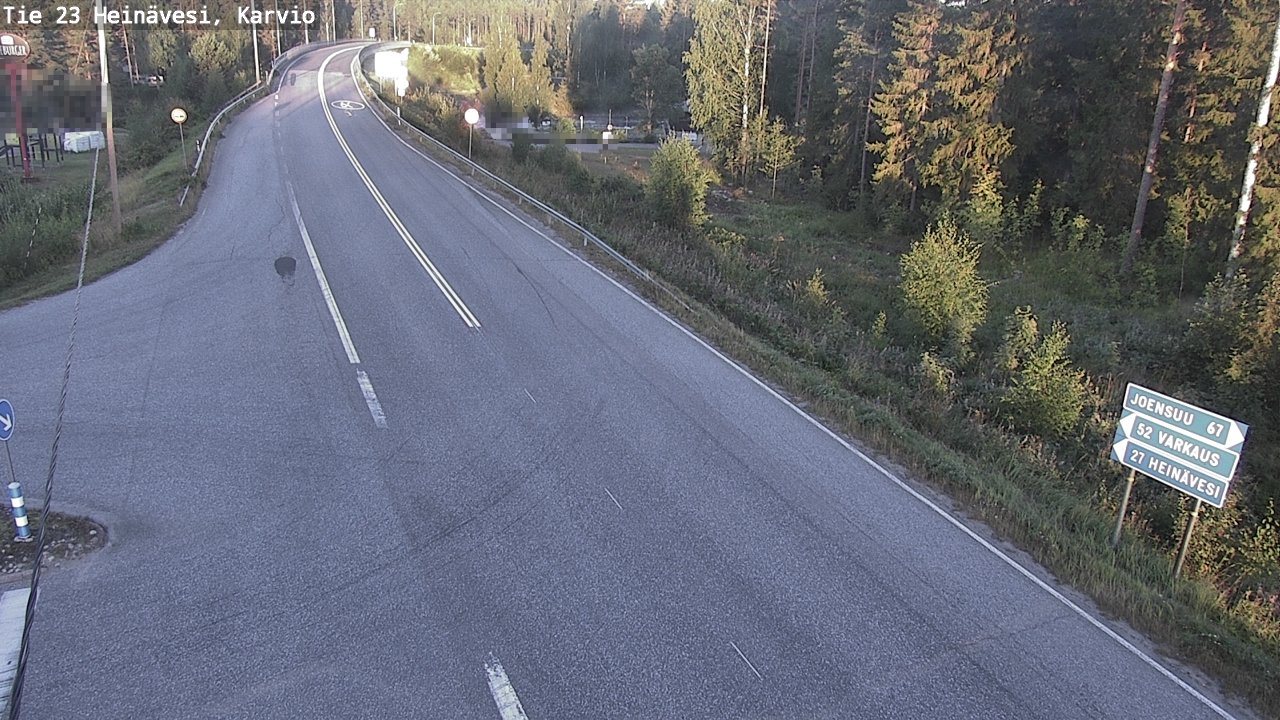 Kelikamerat Kuva Tie 23 Heinävesi, Karvio, Heinävesi, Pohjois-Karjala