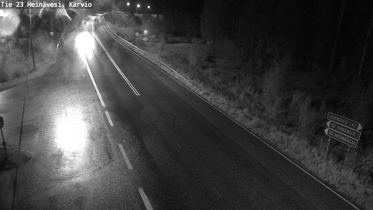 Weather Camera Image Väg 23 Heinävesi, Karvio, Heinävesi, Pohjois-Karjala
