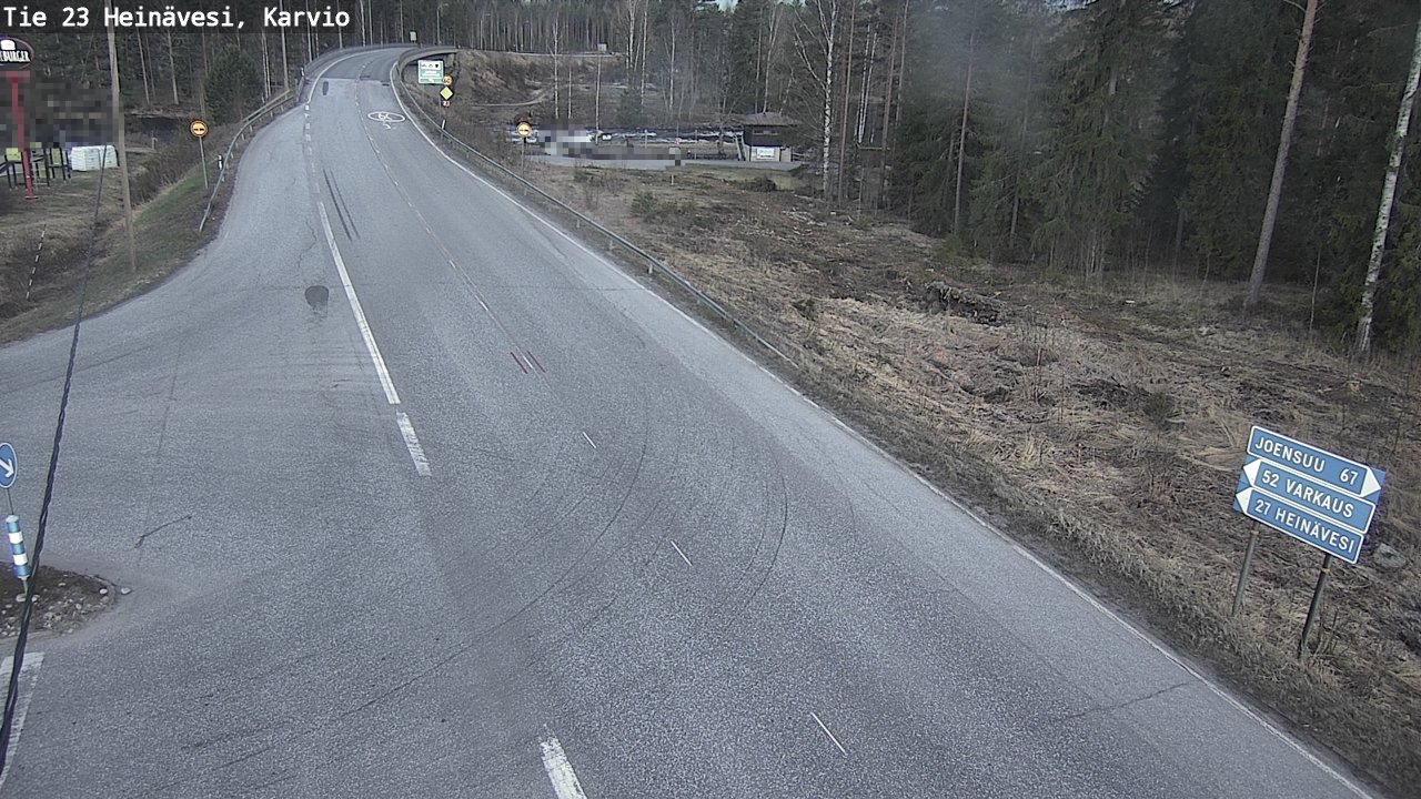 Kelikamerat Kuva Tie 23 Heinävesi, Karvio, Heinävesi, Pohjois-Karjala