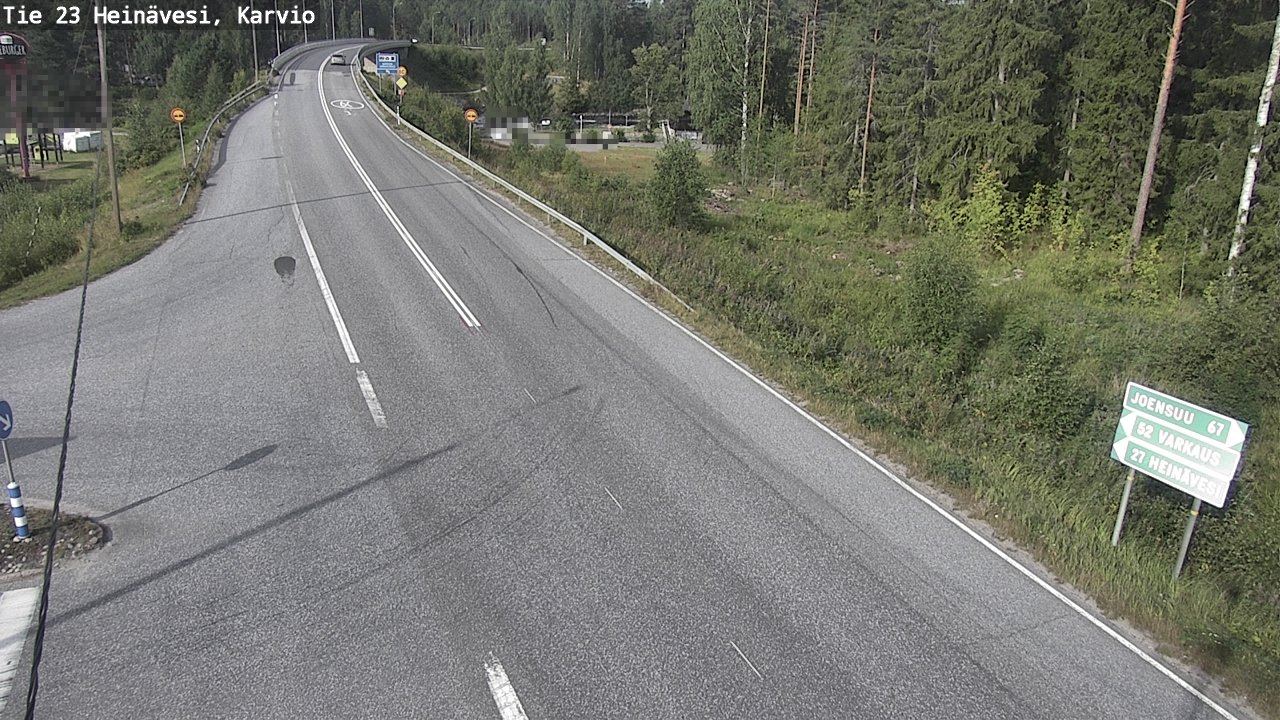 Kelikamerat Kuva Tie 23 Heinävesi, Karvio, Heinävesi, Pohjois-Karjala