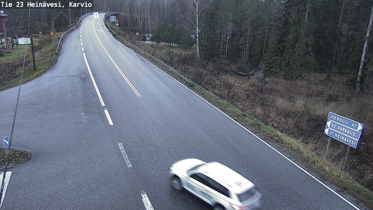 Kelikamerat Kuva Tie 23 Heinävesi, Karvio, Heinävesi, Pohjois-Karjala