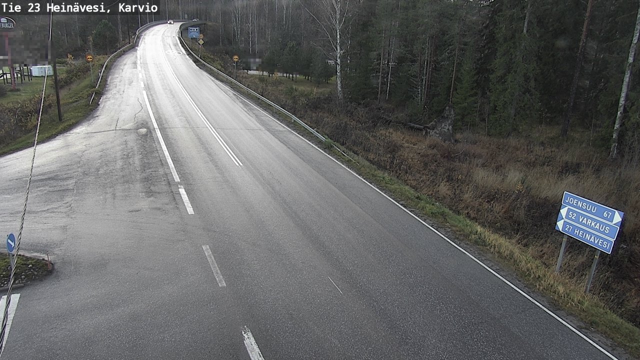 Kelikamerat Kuva Tie 23 Heinävesi, Karvio, Heinävesi, Pohjois-Karjala