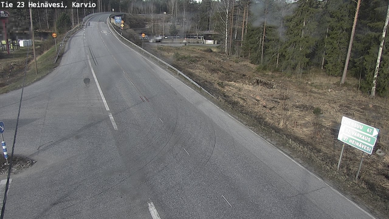 Kelikamerat Kuva Tie 23 Heinävesi, Karvio, Heinävesi, Pohjois-Karjala