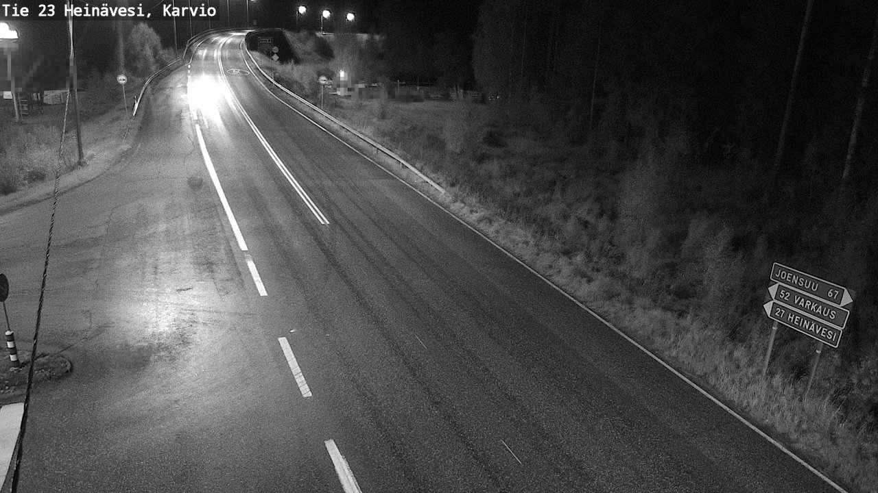 Weather Camera Image Väg 23 Heinävesi, Karvio, Heinävesi, Pohjois-Karjala