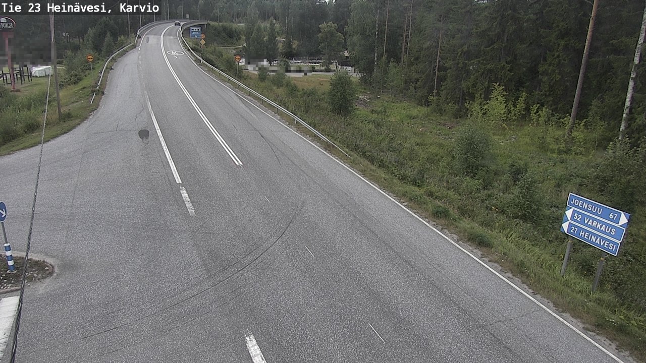 Weather Camera Image Väg 23 Heinävesi, Karvio, Heinävesi, Pohjois-Karjala
